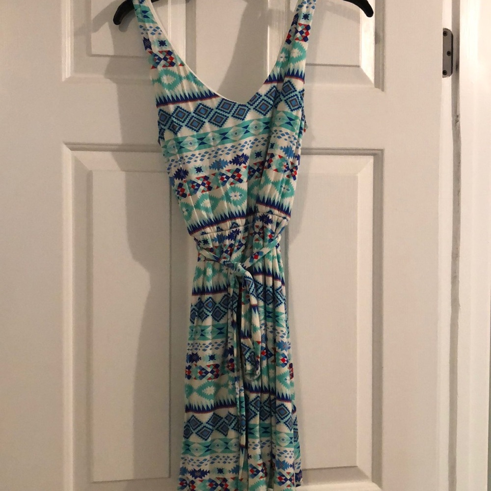 Women’s soft dress with belt